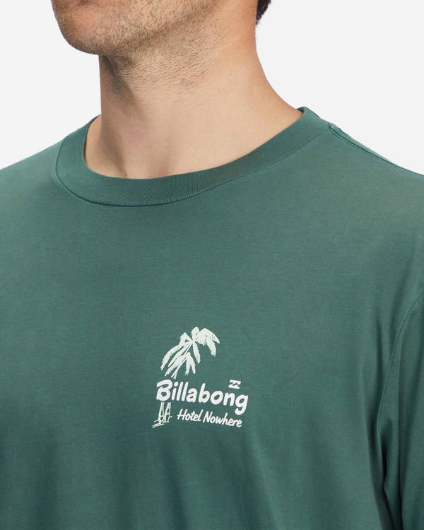 Billabong Leaves Wave Washed Krátké Sleeve T-Shirt Alpine | DFHEKQ-146