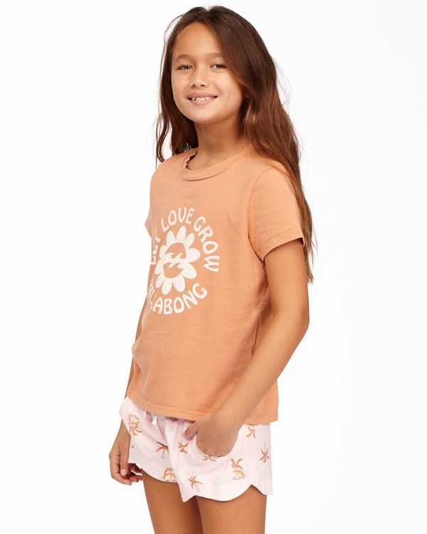 Billabong Let Love Grow T-Shirt Sandstone | KPOQLE-106