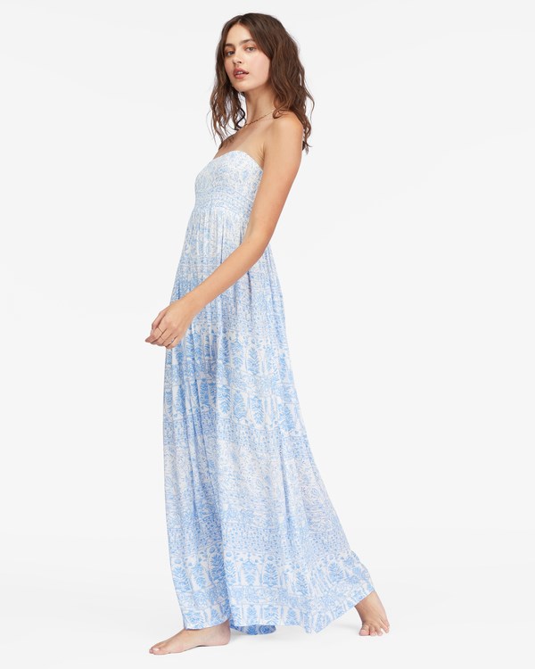 Billabong Line Walker 2 Široké-Leg Jumpsuit Salt Crystal | ONIXWP-715