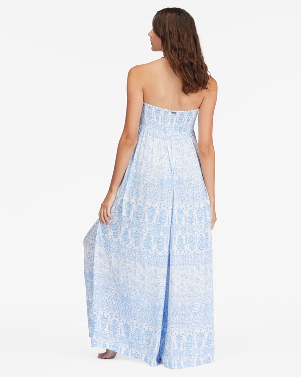 Billabong Line Walker 2 Široké-Leg Jumpsuit Salt Crystal | ONIXWP-715