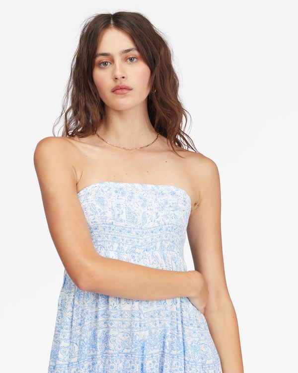 Billabong Line Walker 2 Široké-Leg Jumpsuit Salt Crystal | ONIXWP-715