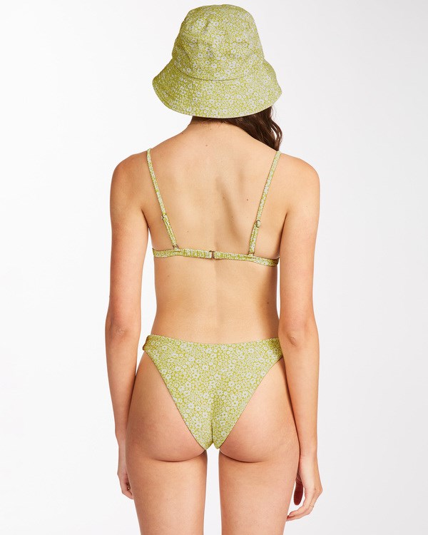 Billabong Little Whispers Ceci Triangle Bikiny Top Lime | GLBNYJ-865