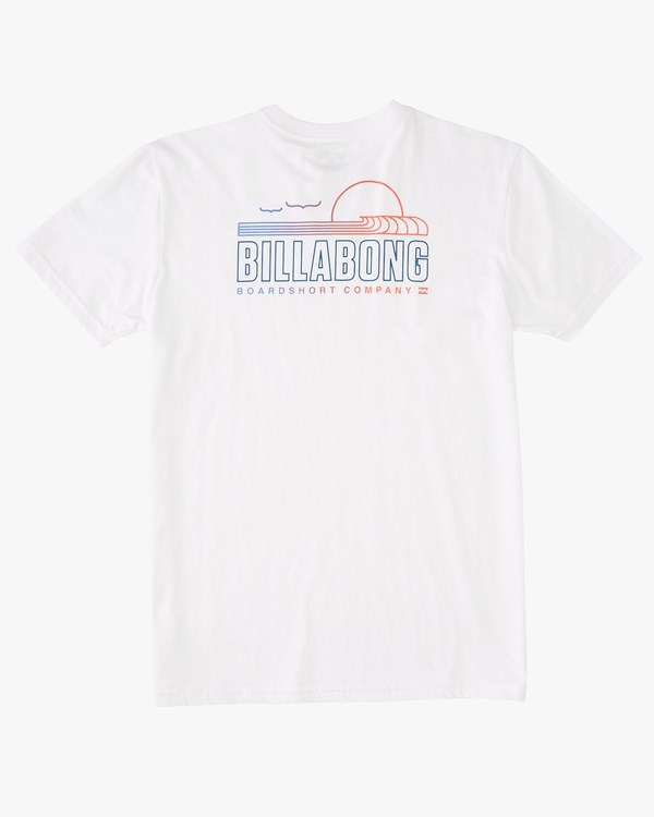 Billabong Lounge Krátké Sleeve T-Shirt Bílé | RGDFEM-269