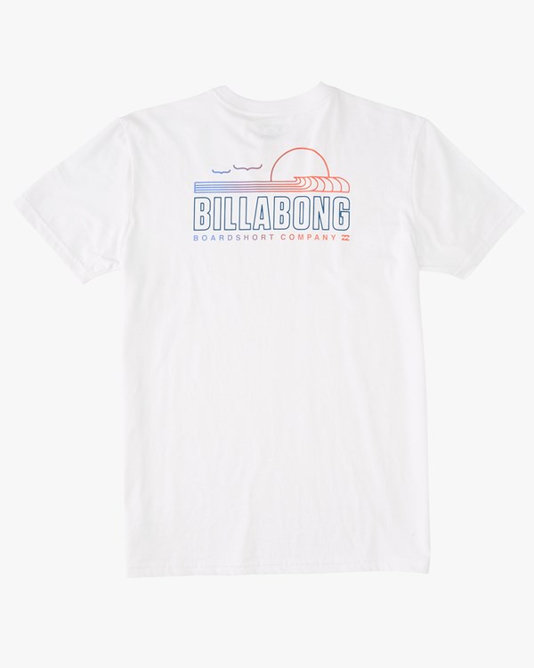 Billabong Lounge Krátké Sleeve T-Shirt Bílé | RGDFEM-269