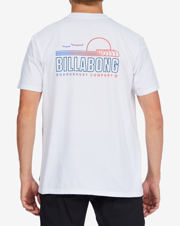 Billabong Lounge Krátké Sleeve T-Shirt Bílé | WKERUJ-419