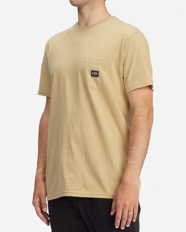 Billabong Lounge Pocket T-Shirt Sand Dune | KYFNGA-406