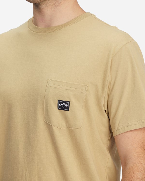 Billabong Lounge Pocket T-Shirt Sand Dune | KYFNGA-406