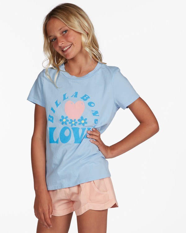 Billabong Love Always Boyfriend T-Shirt Blankyt | QDFSHB-897