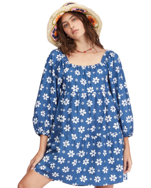 Billabong Love Crush Babydoll Šaty Indi | MJLNQZ-095