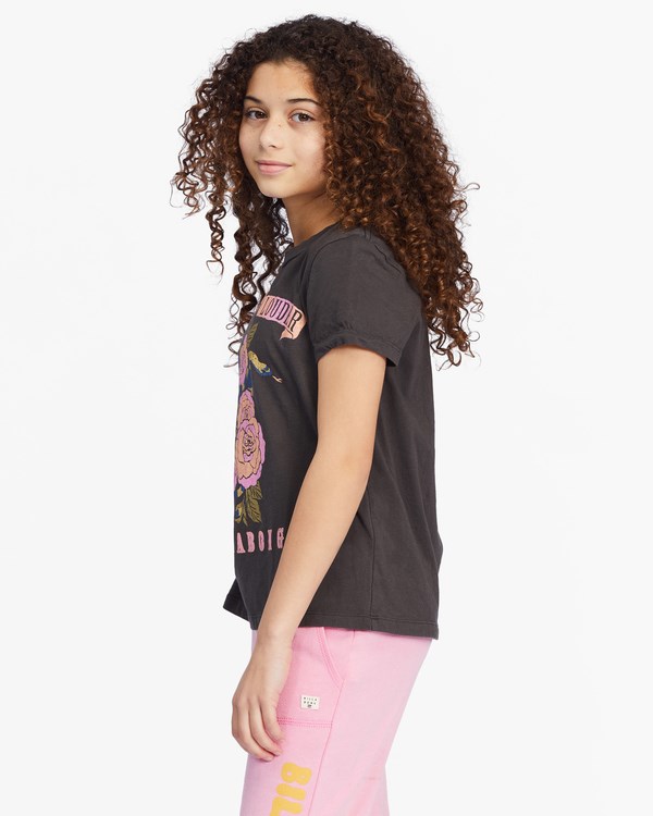 Billabong Love Louder Grafická Boyfriend T-Shirt Černé | PQIAHK-649