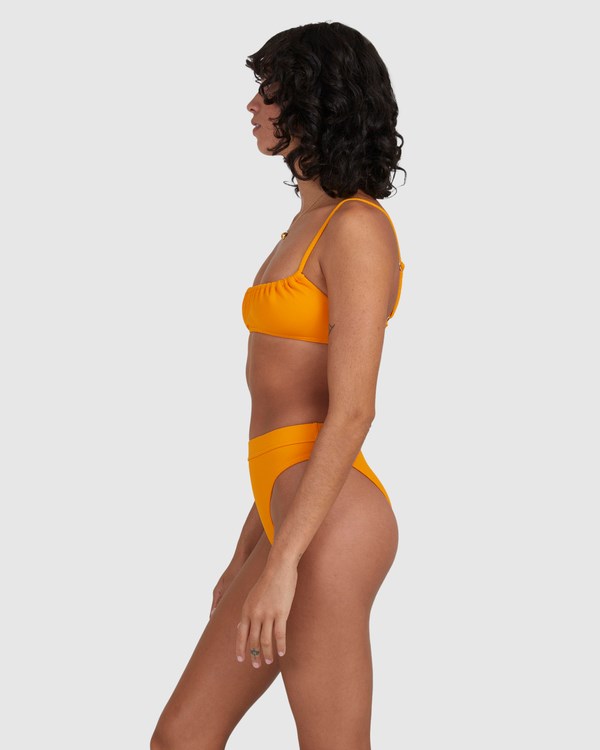 Billabong Love Myself Maui Rider High-Rise Bikiny Bottoms Amber | HOBRJT-278