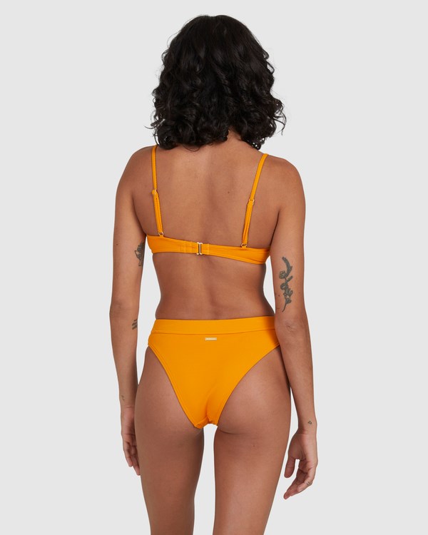 Billabong Love Myself Maui Rider High-Rise Bikiny Bottoms Amber | HOBRJT-278