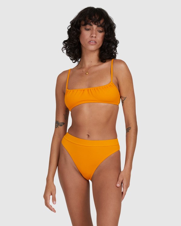 Billabong Love Myself Mila Bralette Bikiny Top Amber | NASRHX-637