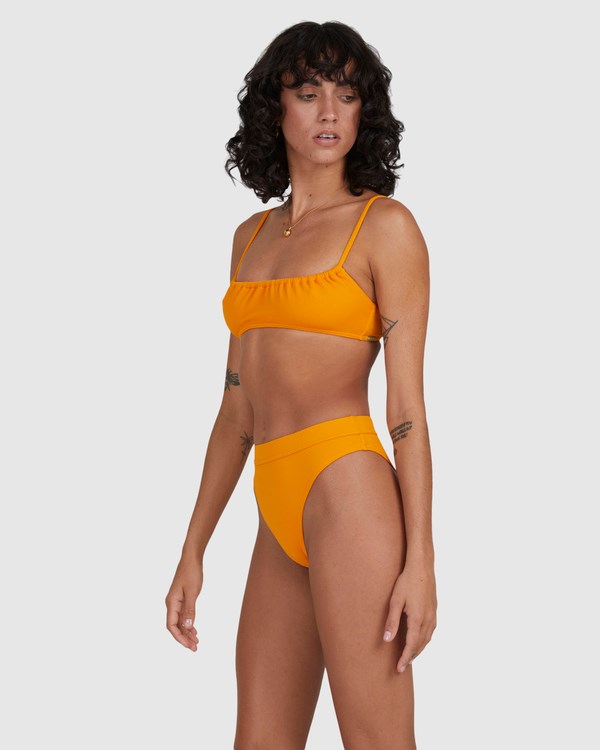 Billabong Love Myself Mila Bralette Bikiny Top Amber | NASRHX-637