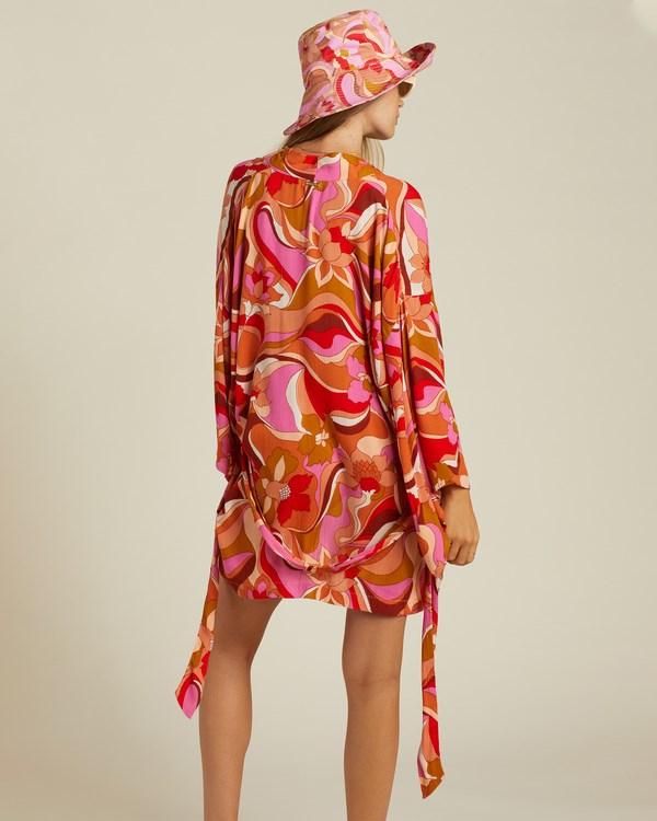 Billabong Loveland 2 Kimono Beach Cover Up Multi 1 | SQECND-316