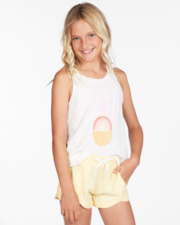 Billabong Mad For You Elastic Pasem Shorts Pineapple | DUEMTW-875