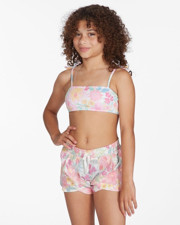 Billabong Mad For You Elastic Pasem Shorts Salt Crystal | UKJZCV-983