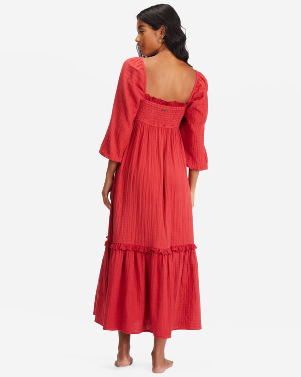 Billabong Magic Hour Midi Šaty Tmavě | LGRPWD-817