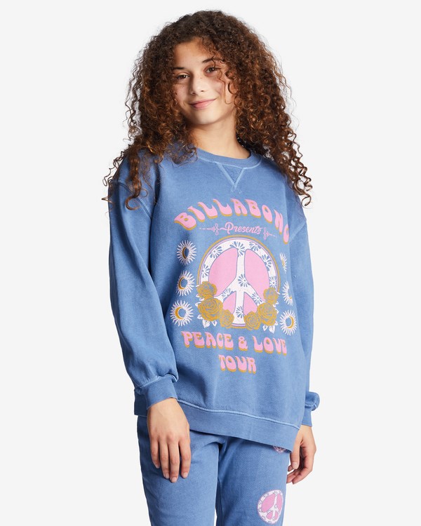 Billabong Making Waves Crewneck Sweatshirt Medium Vintage | WKVRXA-526