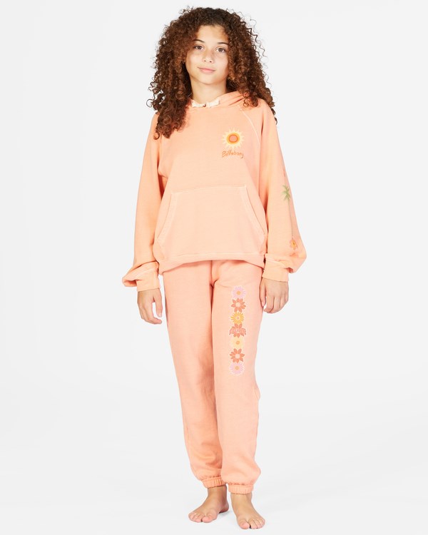 Billabong Making Waves High-Pasem Sweatpants Pretty Peach | NZBEAF-962