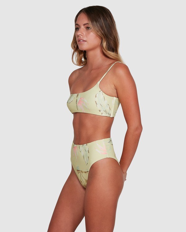 Billabong Maui Babe Hi Maui Rider Bikiny Bottoms Lemongrass | QETZDV-564