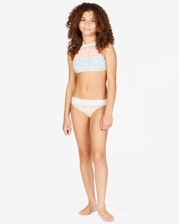 Billabong Mini Mystic High Neck Reversible Bikiny Set Multi | OTQULR-205