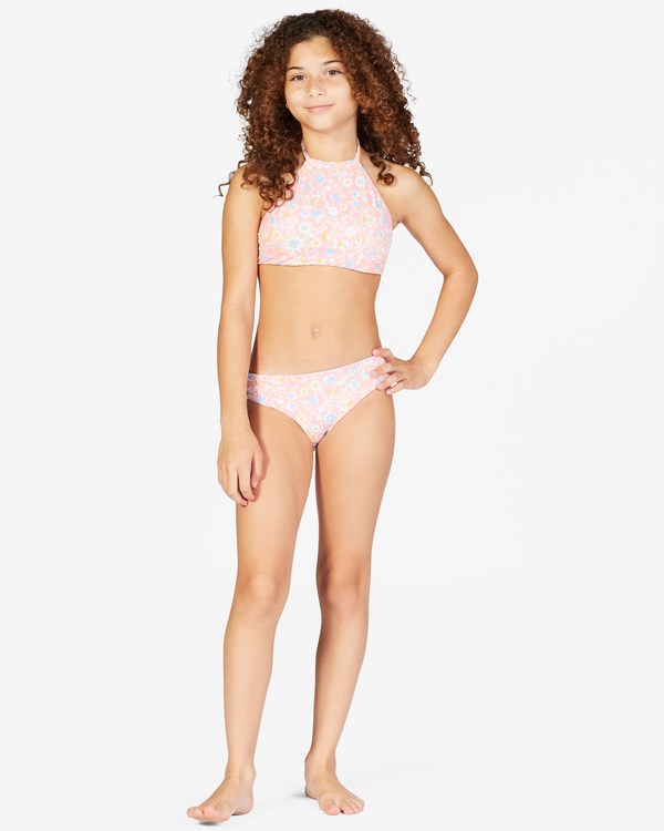 Billabong Mini Mystic High Neck Reversible Bikiny Set Multi | OTQULR-205
