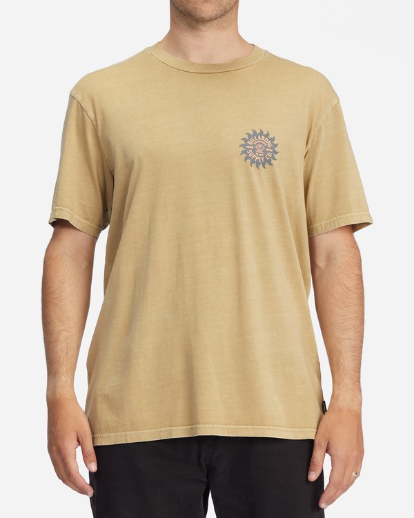 Billabong Mirage Wave Washed Krátké Sleeve T-Shirt Sand Dune | YJREUZ-810