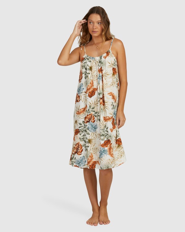 Billabong My Babylon Midi Šaty Salt Crystal | HFNMAU-867