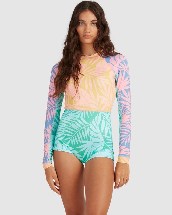 Billabong Mystic Beach Long Sleeve Swimsuit Multi | CDTHWE-845