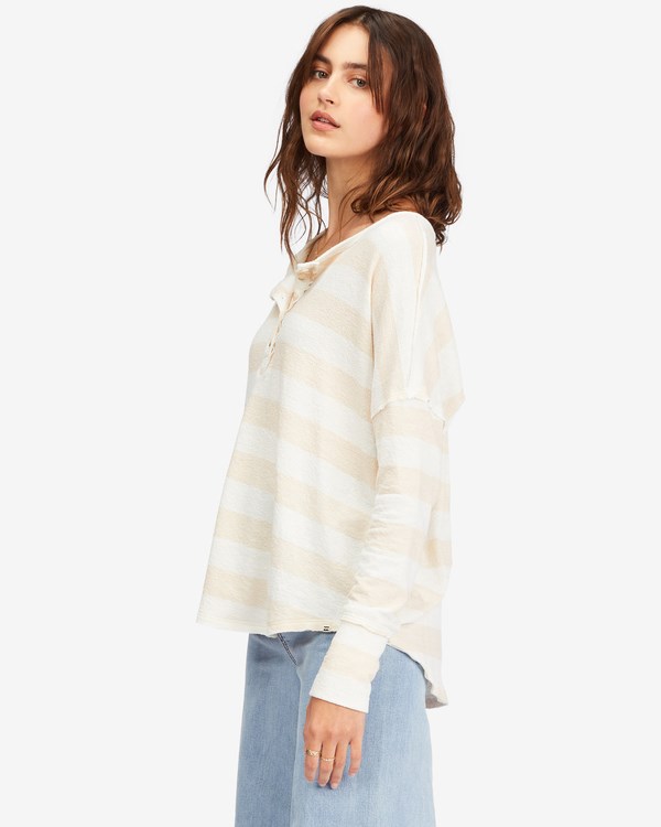 Billabong New Anyday Henley Top Neutral | VMIFAT-309