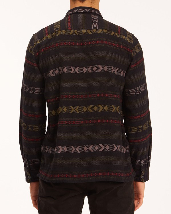 Billabong Offshore Jacquard Flannel Shirt Černé | NEHQCL-560