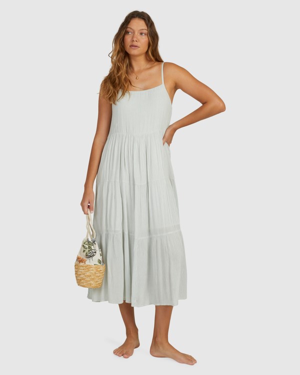 Billabong On The Beach Maxi Šaty Teal | RXQZVP-530