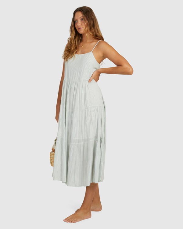 Billabong On The Beach Maxi Šaty Teal | RXQZVP-530