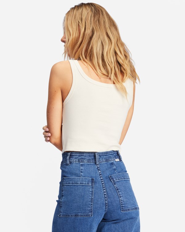 Billabong On The Horizon Grafická Tank Top Bílé | UKMSXP-370
