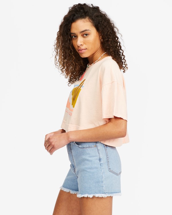 Billabong Only Today Grafická T-Shirt Just Peachy | EJBUFQ-216