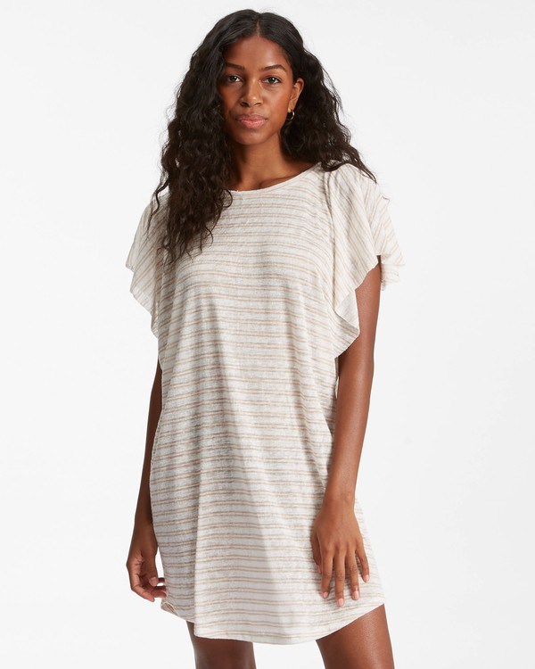 Billabong Out For Waves Cover-Up Šaty Salt Crystal 1 | IBLHNZ-172