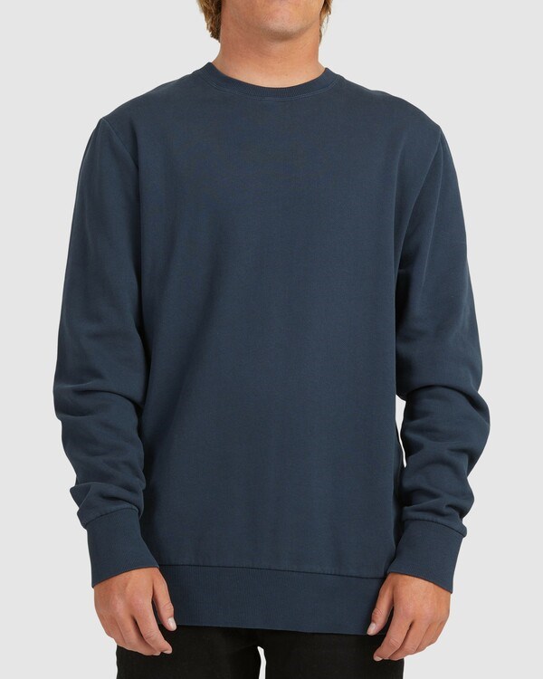 Billabong Overdyed Crewneck Sweatshirt Tmavě Blankyt | FQLONS-894
