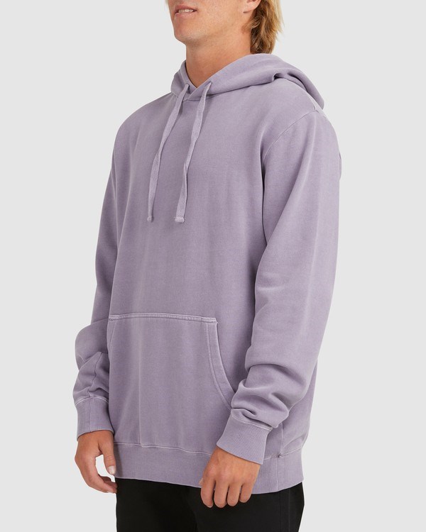 Billabong Overdyed Pop Pullover Hoodie Fialové | VNKREW-397