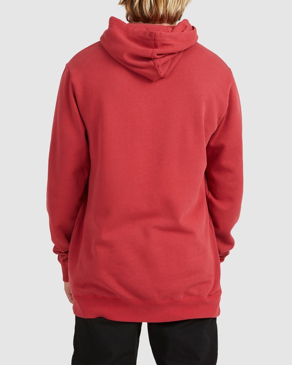 Billabong Overdyed Pop Pullover Hoodie Červené | DAQHWZ-239