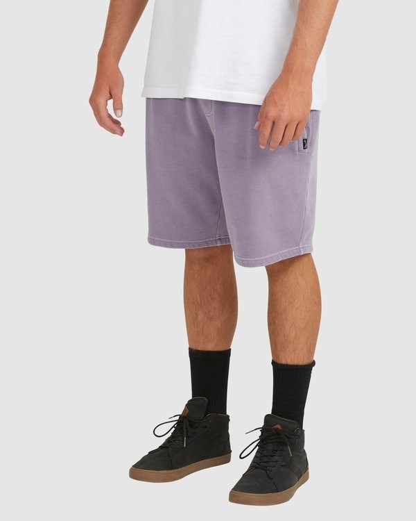 Billabong Overdyed Sweatshorts Fialové | EDUKWV-298