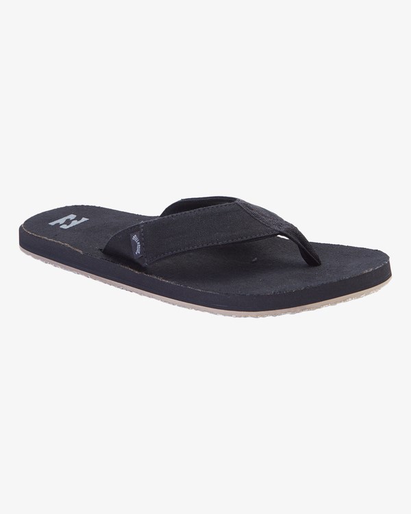 Billabong Overhead Hemp Slip-On Sandals Černé | FEAJCB-567