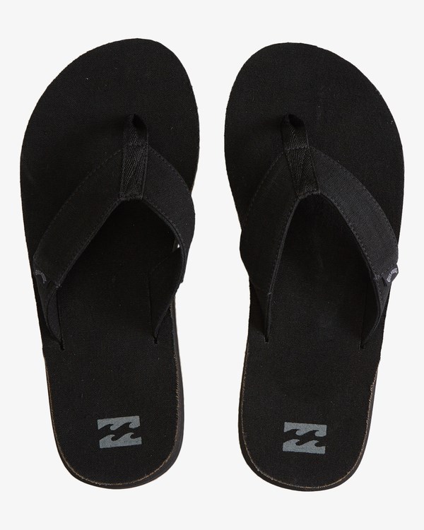 Billabong Overhead Hemp Slip-On Sandals Černé | FEAJCB-567