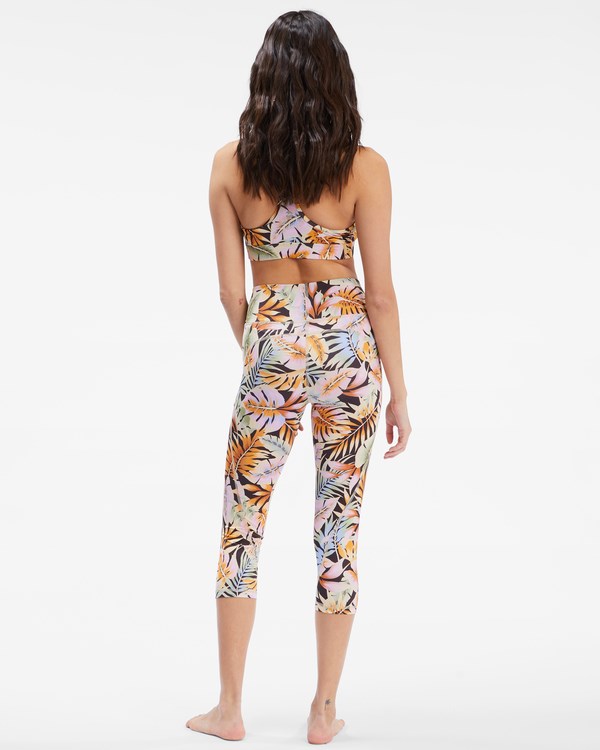 Billabong Paradise Crop Surf Leggings Černé | VXBCMD-930