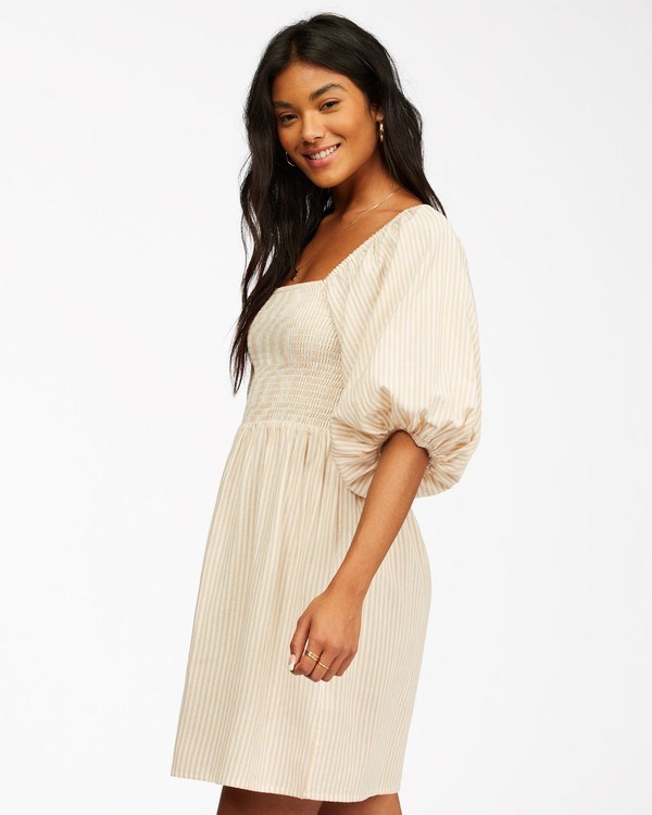 Billabong Paradise Days Mini Šaty Sahara | QJKVWL-178