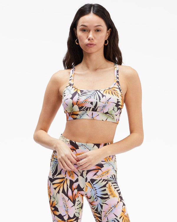 Billabong Paradise Páskové Sports Bra Černé | RAXTDN-971