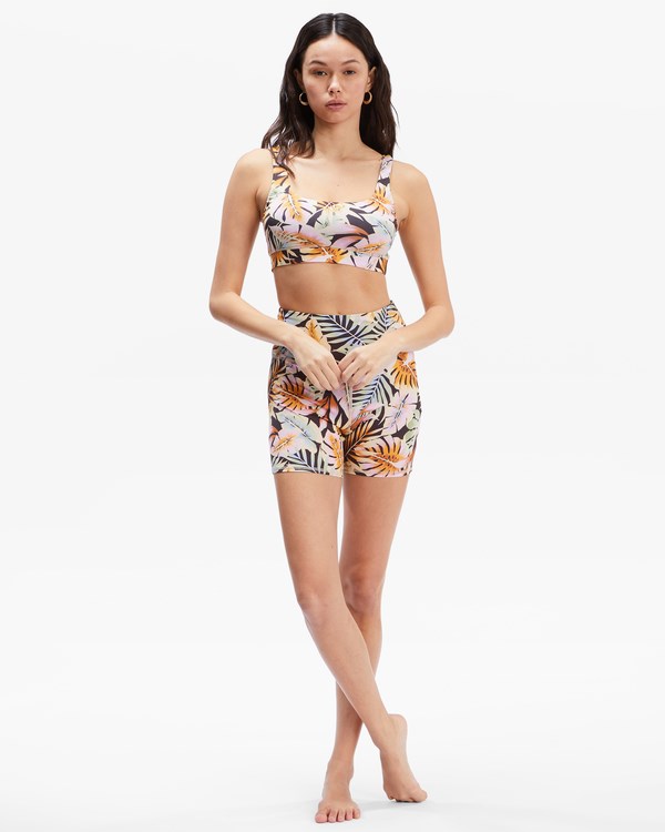 Billabong Paradise Tank Sports Bra Černé | MDESYQ-489