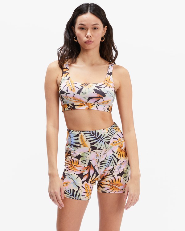 Billabong Paradise Tank Sports Bra Černé | MDESYQ-489