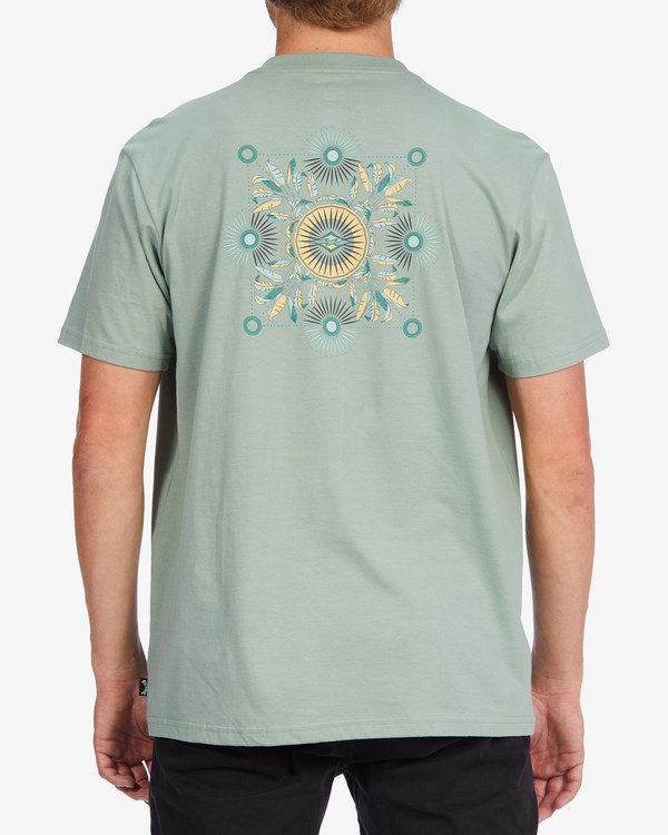 Billabong Patterns Krátké Sleeve T-Shirt Sage | WTLVFC-308