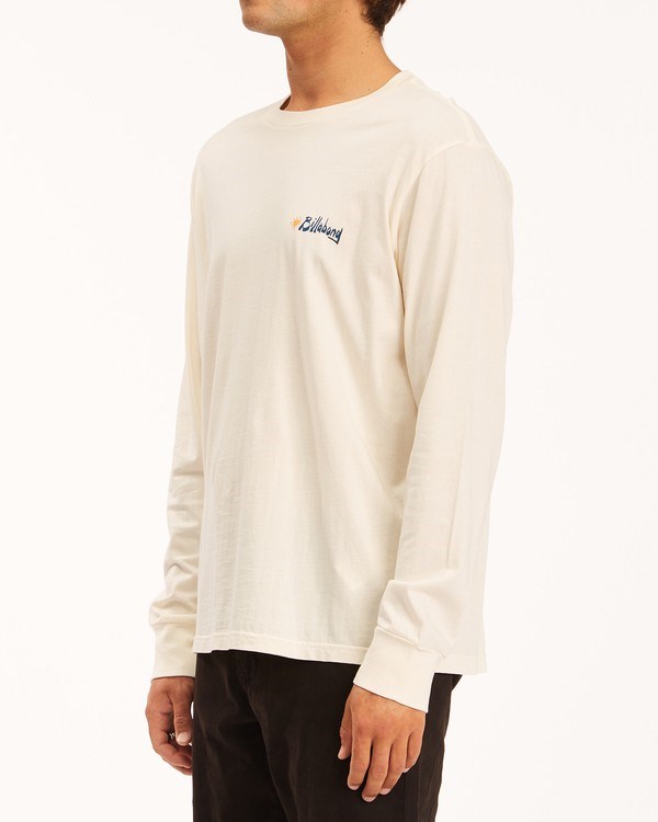 Billabong Peak Wave Washed Long Sleeve T-Shirt Bílé | EDLZHO-702